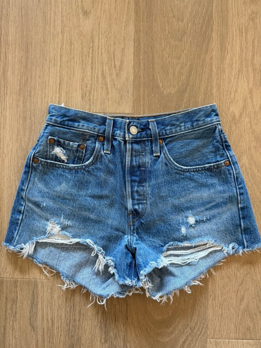 Levi's 501 Distressed Cut-Off Shorts